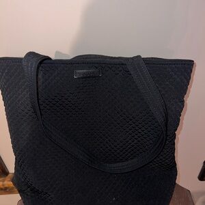 Vera Bradley Elegant Black Quilted Tote